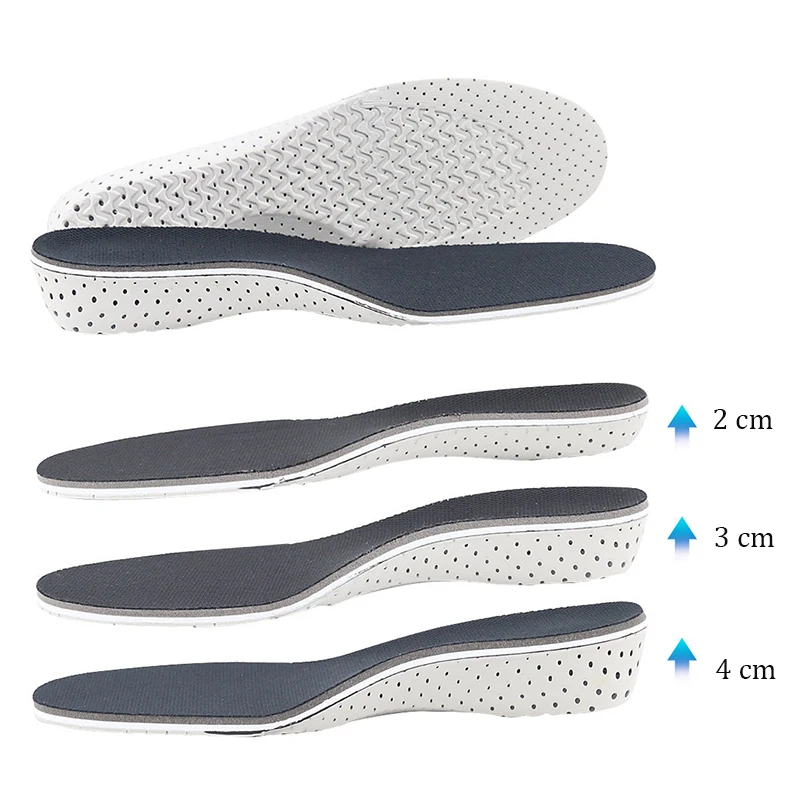 

Invisible Height Increase Insoles Men Women Shoe Insole EVA Memory Foam Heel Lifting 2/3/4/5CM Taller Cushion Heighten Shoe Pad