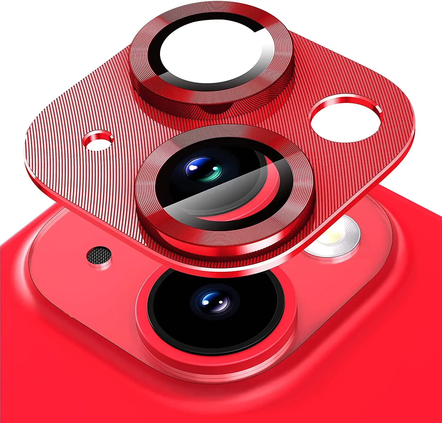 Premium Tempered Glass Metal Camera Lens Protector - Enhanced Protection Accessory