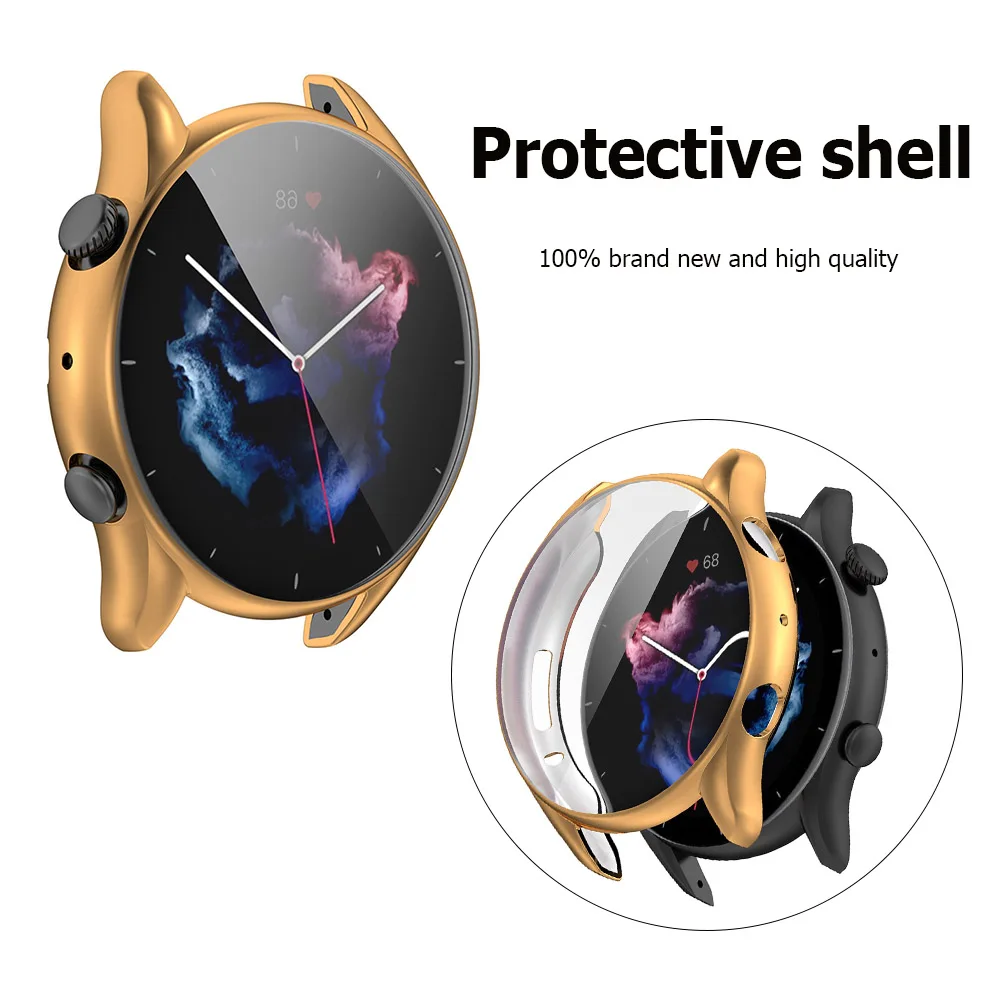 Shockproof Full Screen TPU Smartwatch Protector Case Cover