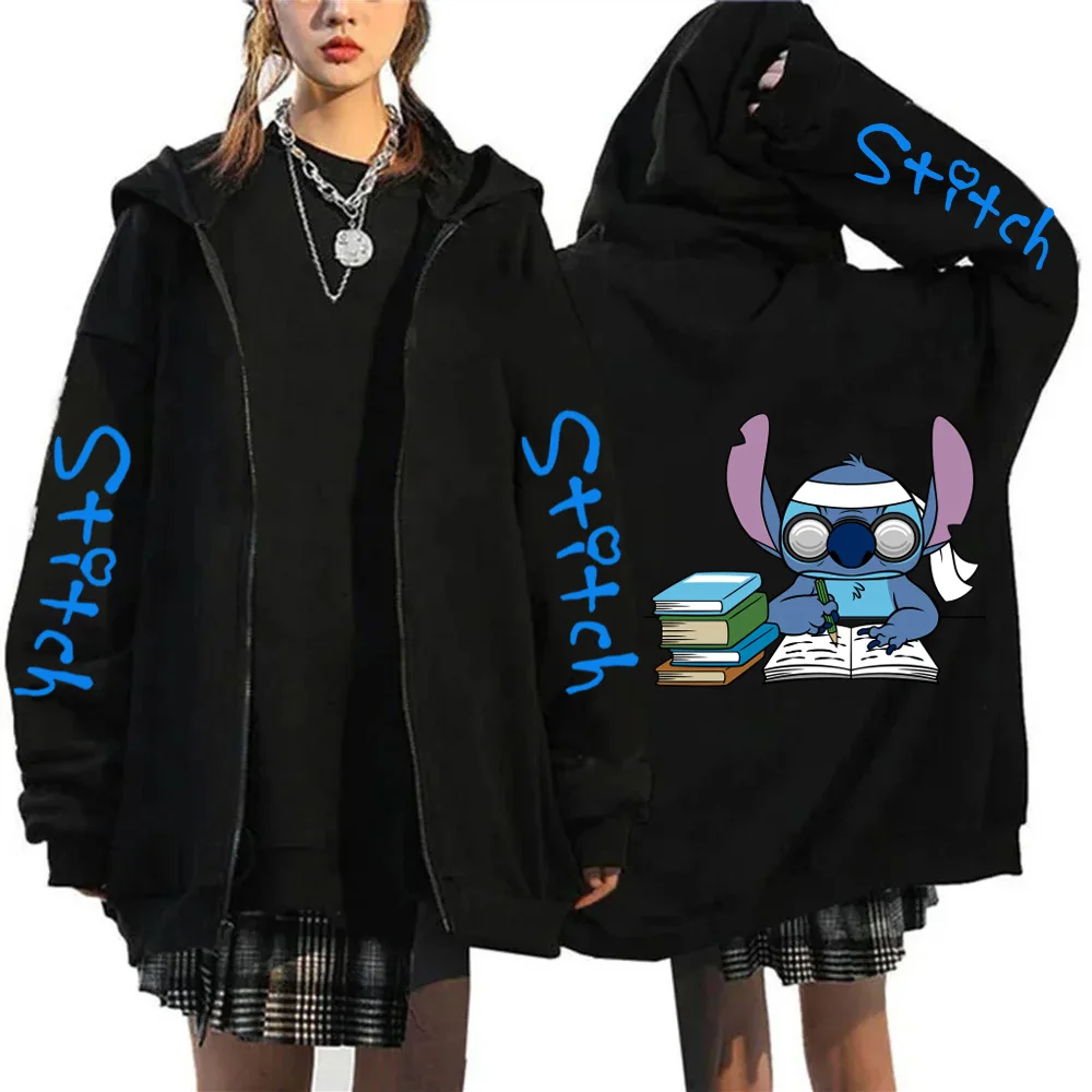 Women's Youth Sweatshirts MINISO Disney Princess 100th Anniversary Winter Jackets Coats Zip Hoodies and Sweatshirts New Products