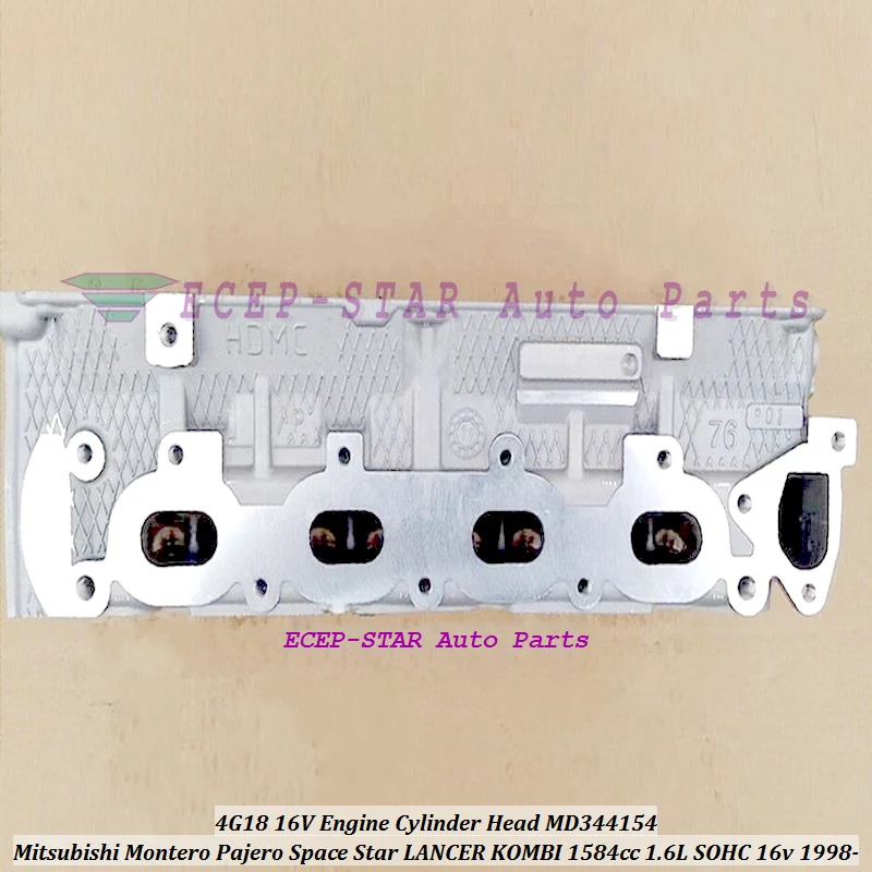 4G18 16v MD344154 Engine Cylinder Head For Mitsubishi Montero IO