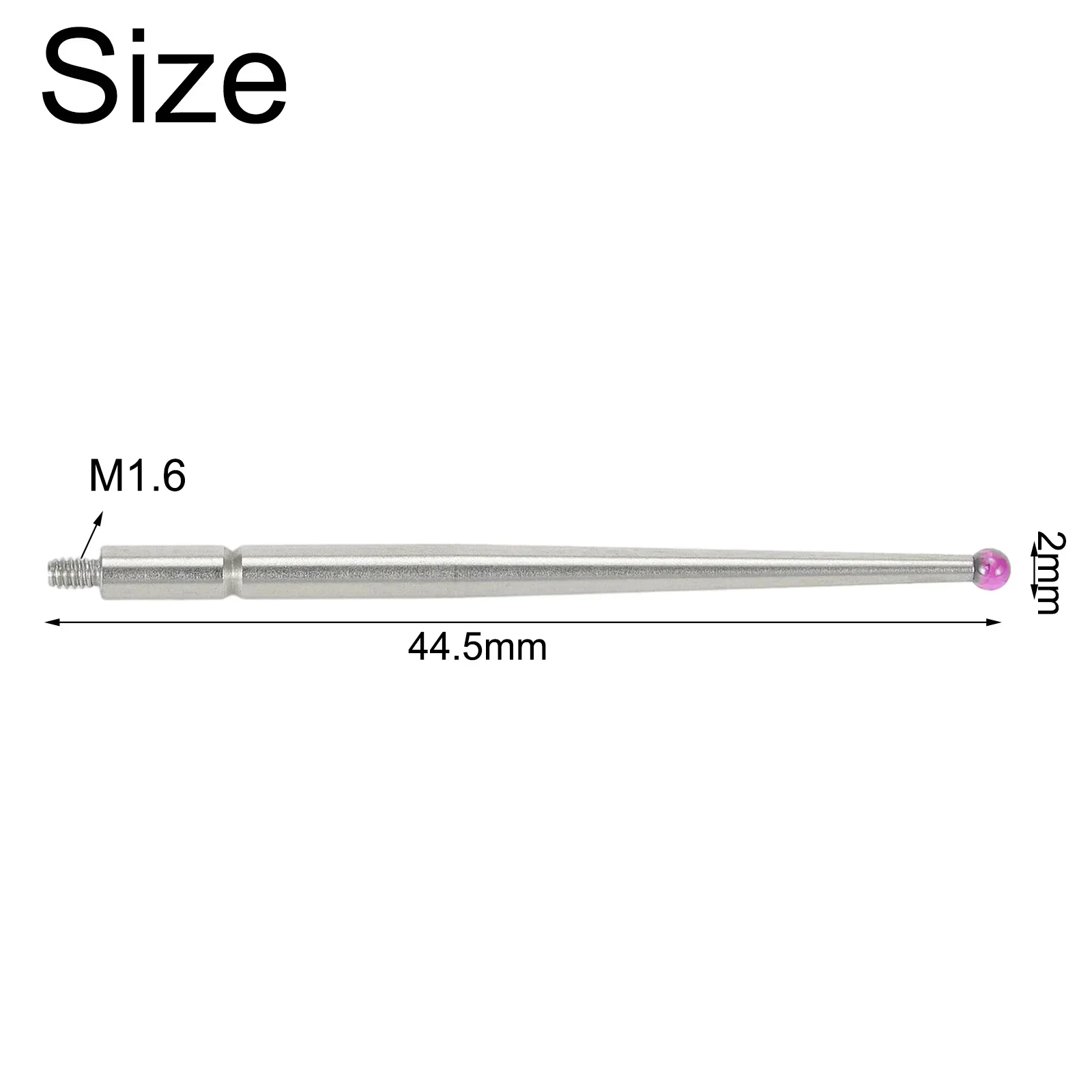 Contact Points Probe For 513-415 For 513-415-10 513-477-10H 513-515 Dial Test Indicator M1.6 Threaded Shank
