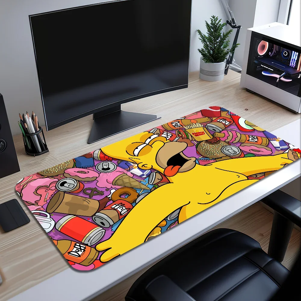 The S-Simpsons FunnyS Large PC Mouse Pad For Non-Slip Gaming Laptops Gamer Carpet Keyboard Mat Desk Protector 5