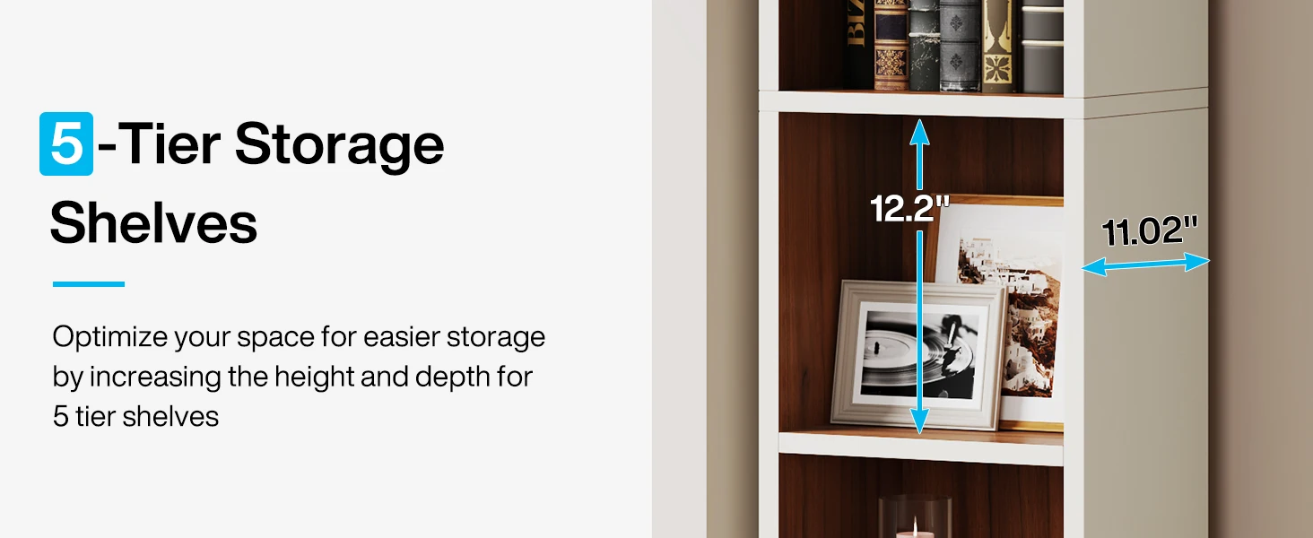 Bookcase with Shelves