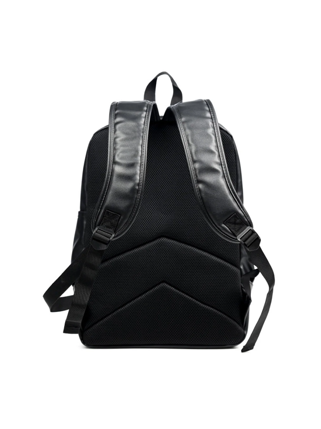 Men's Fashion Backpack PU Leather Waterproof Casual Travel Bag for 14-Inch Laptop S7d630098acda4f7292b32cdb65cfac64Z