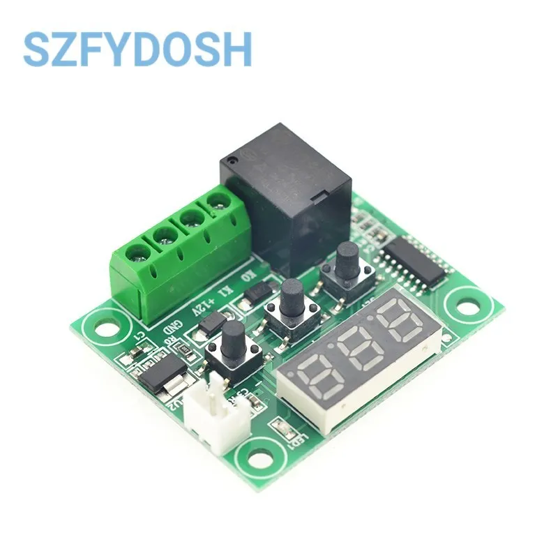 W1209 DC 12V Red/Blue heat cool temp thermostat temperature control switch temperature controller XH-W1209