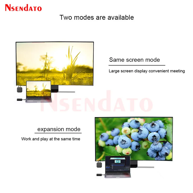 5G HDMI Wireless Video Transmitter Receiver Extender 50m 1 To 8 1080P HDMI Video Screen Share TV Stick For Camera PC To TV