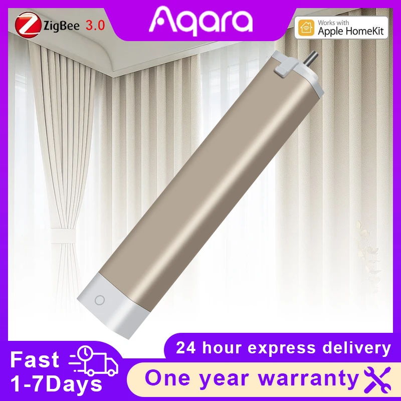 

Aqara Smart Electric Curtain Motor C3 Zigbee Fully Automatic Track Voice Control Wireless Timing Smart Home Works For HomeKit