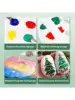 12/18/24 Acrylic Paint Set+palette+3 pen -0.169oz /5ml each, suitable for beginners, love painting 6