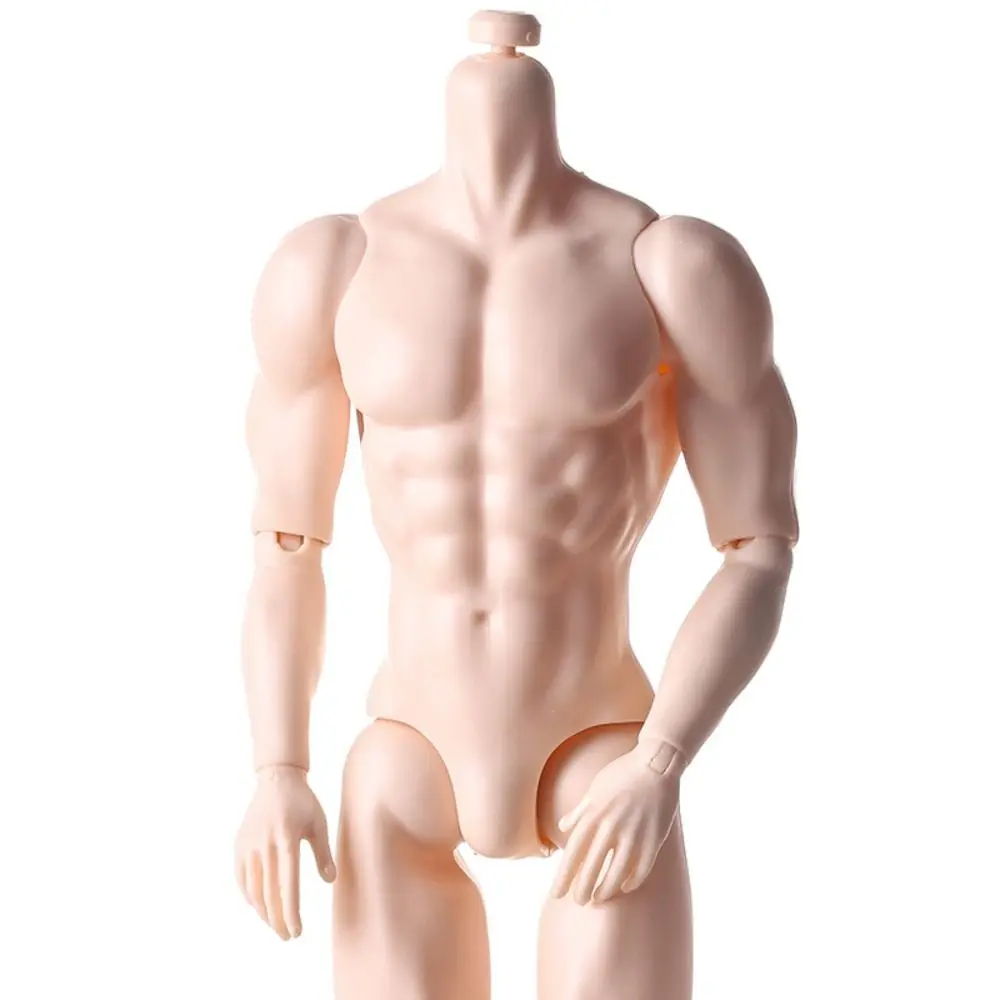 Spielhaus 31 cm Höhe 1/6 männlicher Körper weiß normal Tan starker Mann männliches Modell Gelenk bewegliche Ersatz-Actionfigur Körper DIY-Spielzeug – Detail 7