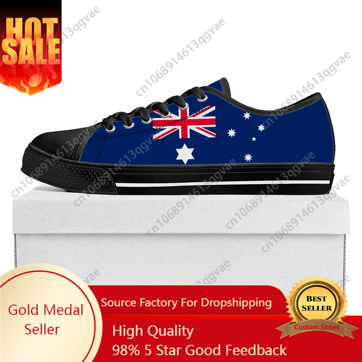 

Australian Flag Low Top High Quality Sneakers Mens Womens Teenager Canvas Sneaker Prode Casual Couple Shoes Custom Shoe