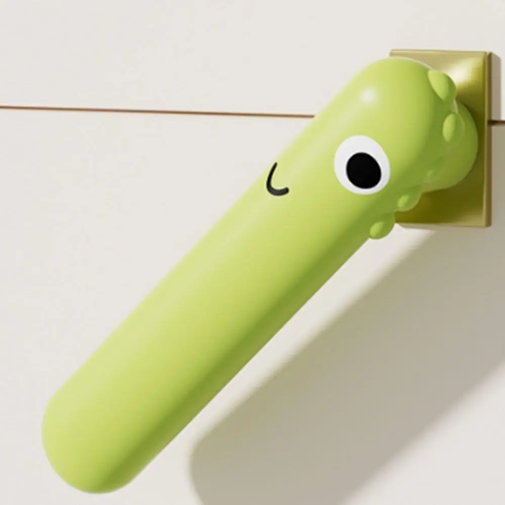 Silicone Dinosaur Door Knob Cover Anti-Slip Anti Collision Doorknob Sleeve Anti-Static Silent Kids Safety Doorknob Protector