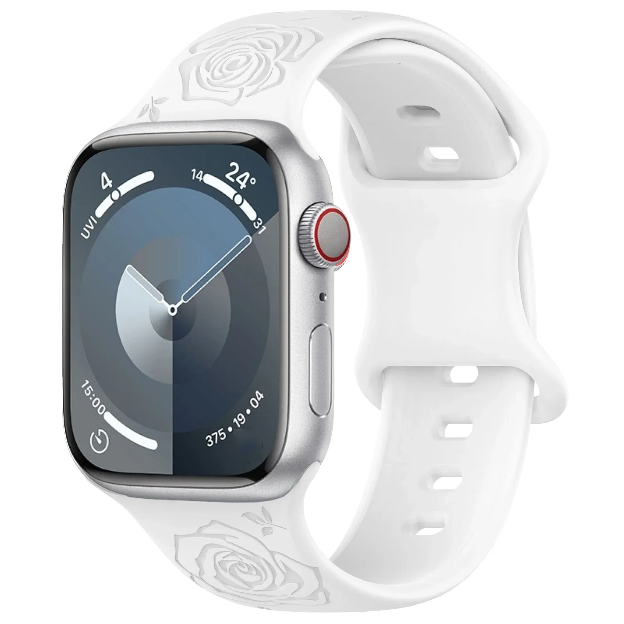 Engraved Pattern Silicone Strap