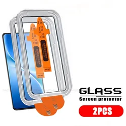 Premium Tempered Glass Full Cover Screen Protector - Dust - Free and Ultra - Clear Protection for Vivo V60 Lite (2 Front Glass)
