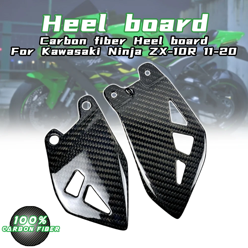 

For Kawasaki ZX10R 2011-2020 2018 2019 2020 100% Full Dry Carbon Fiber heel board Fairing Kit Motorcycle Body Kits Cowl
