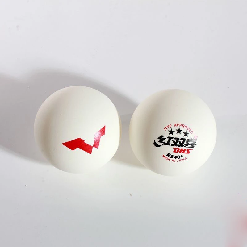Premium DHS Table Tennis Balls - Enhanced RS40+ New Material - Competition Grade Pingpong Balls (6/10 Pack)