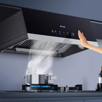 220V Kitchen Hood 710MM Top Suction Small Size Range Extractor Exhaust Cooker Range Hood Hood Range Kitchen 2