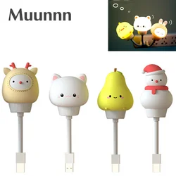 USB Cartoon Cute Night Light With Remote Control Babies Bedroom Decorative Feeding Light Bedside Tabe Lamp apply to Laptop