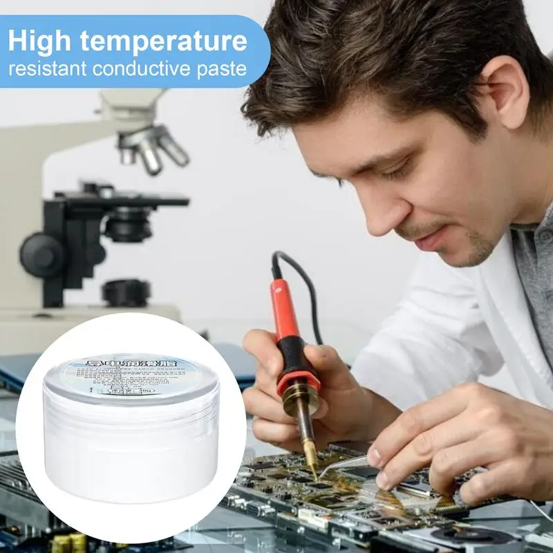 Conductive Paste Electric Conductive Lubrication Paste 30g High-Temperature Resistant Contact Arcing Grease For Household