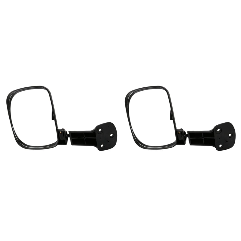 

2X Black Rear Tailgate Door Mirror Assembly Car Exterior Parts For Toyota Hiace H200 2005-2013 For RHD DRIVERS