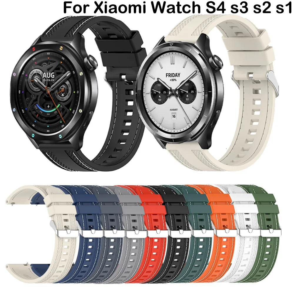 Silicone Sports Watchband with Quick Release in Soft Strap Design