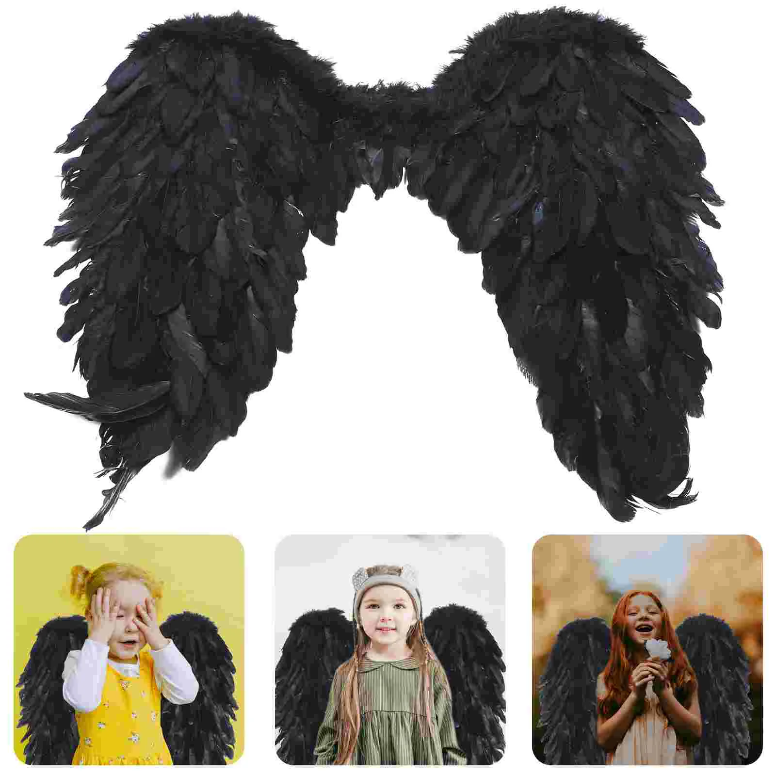 

Angel Feather Wing Christmas Party Outfit Stage Performance Supply Halloween Christmas stage performance decoration props