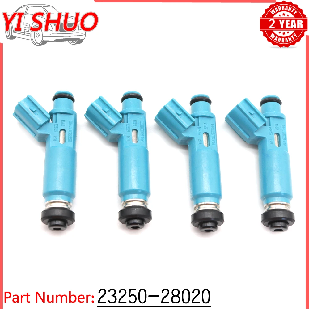 4 шт. Автомобильные топливные форсунки 23250-28020 для Toyota RAV4 2001 л Camry Highlander Solara 2004 л-FJ639