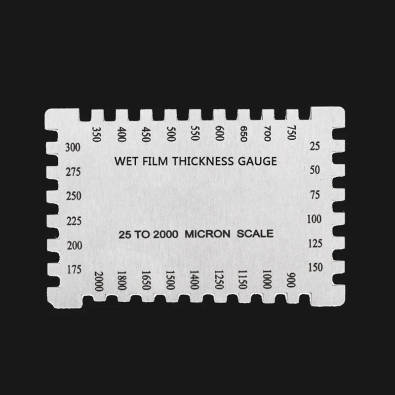 정확도 0.05mm 두께 게이지 습식 필름 빗 밀 스케일 페인트 소멸 두꺼운