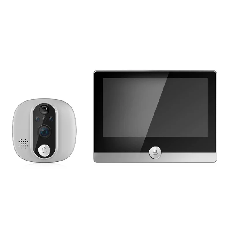

Умный видеодомофон, 4,3 дюйма, Wi-Fi, 1080P, ИК-датчик движения