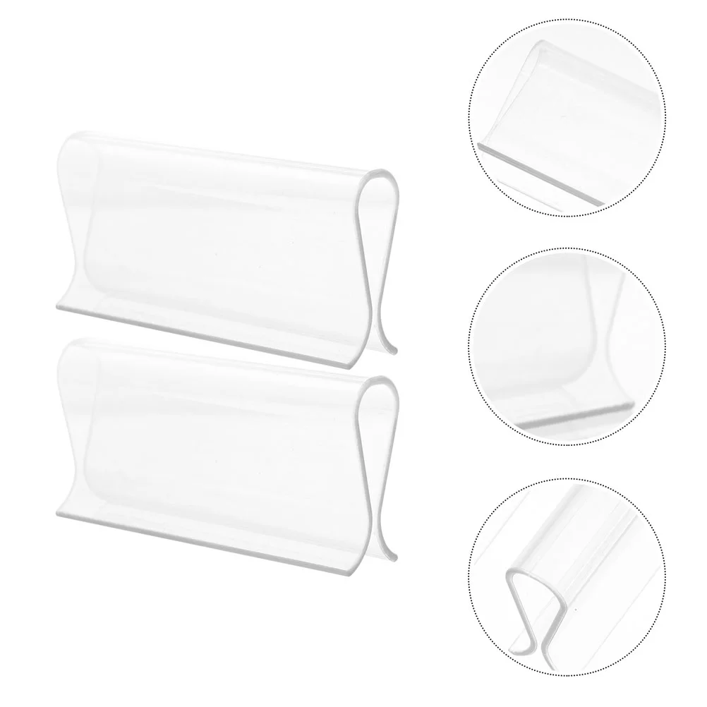 롤러 블라인드 천 클립 롤링 커튼 당김 창 쉐이드, 플라스틱 투명 셔터 그립, 고정 그립, 2 개