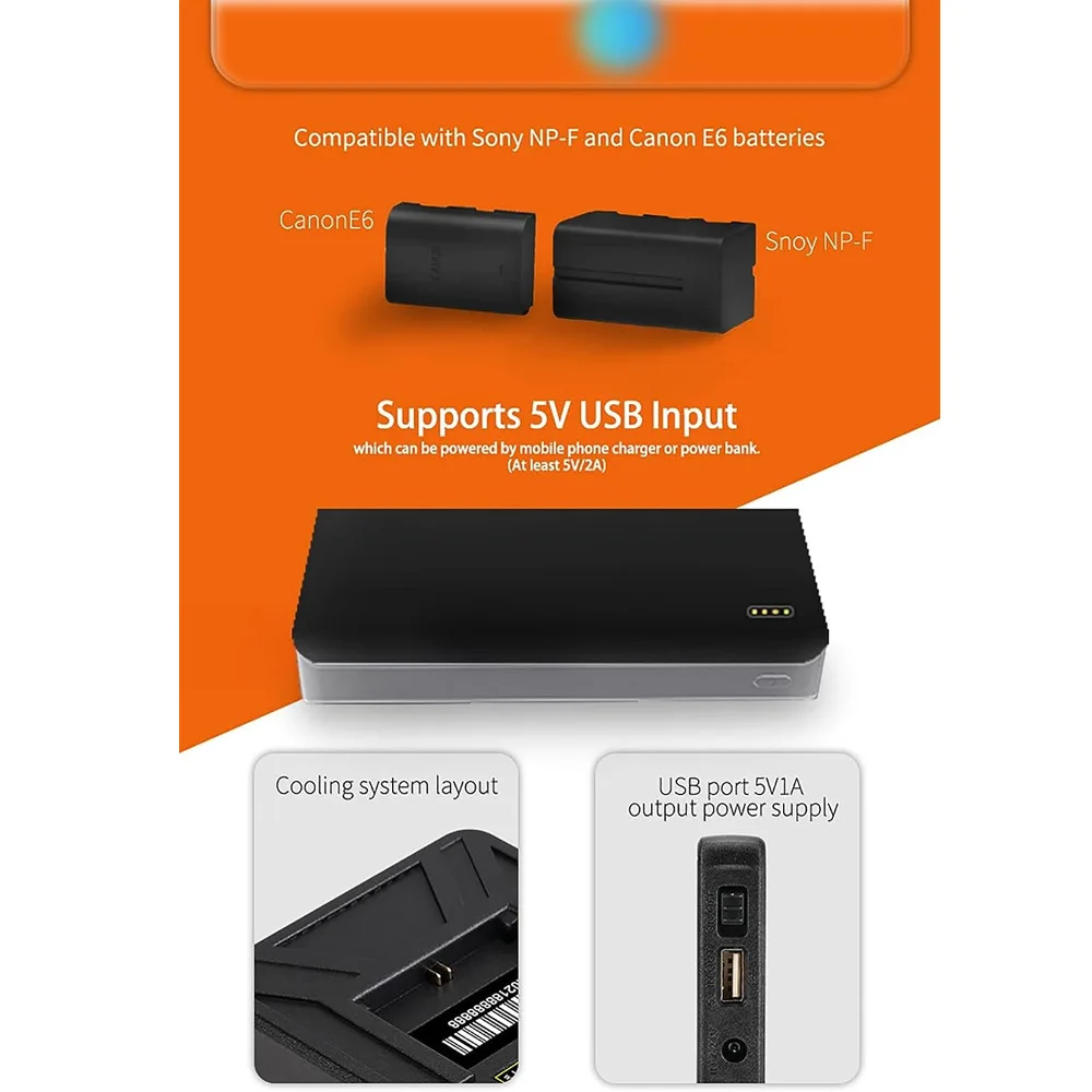 Portkeys PT5II Touchscreen Monitor 5 Inch 4K HDMI-compatible Output 500nit 1920*1080 lightweight 150g