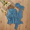 3pcs/set Swimwear for Muslim Women New Burkini All Cover Swimsuits Long Dress and Long Panty Burkini Sets for Islamic