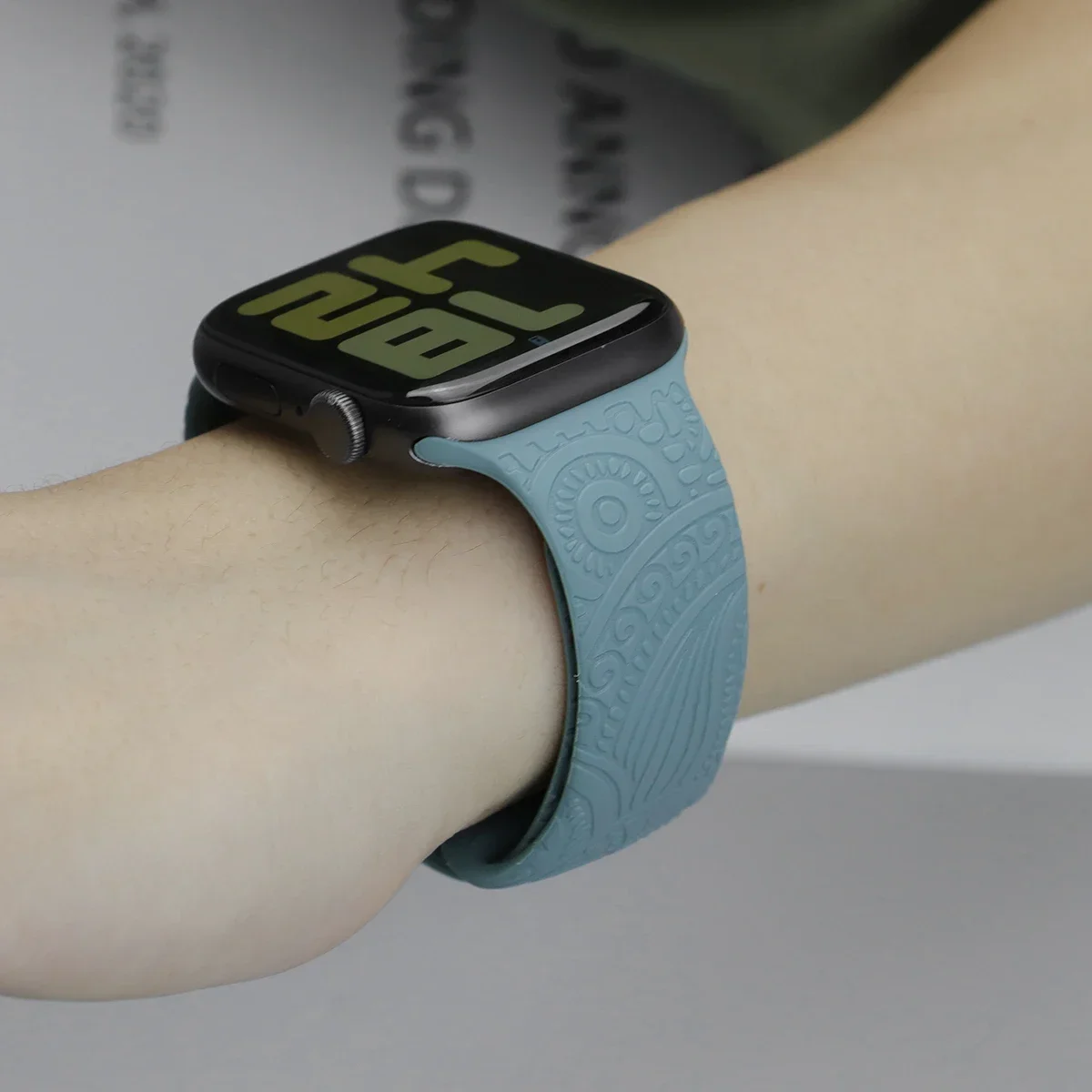Engraved Silicone Strap