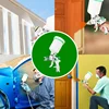 HVLP Professional Spray Gun 1.4/1.7/2.0/2.5mm Steel Nozzle Gravity Spray Gun Portable Car Paint Spray Gun DIY Spray Paint Kit 6