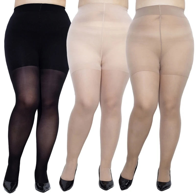 

High Waist Pantyhose for Fuller Figured Ladies Soft and Durable Material Perfect for Parties and Performances