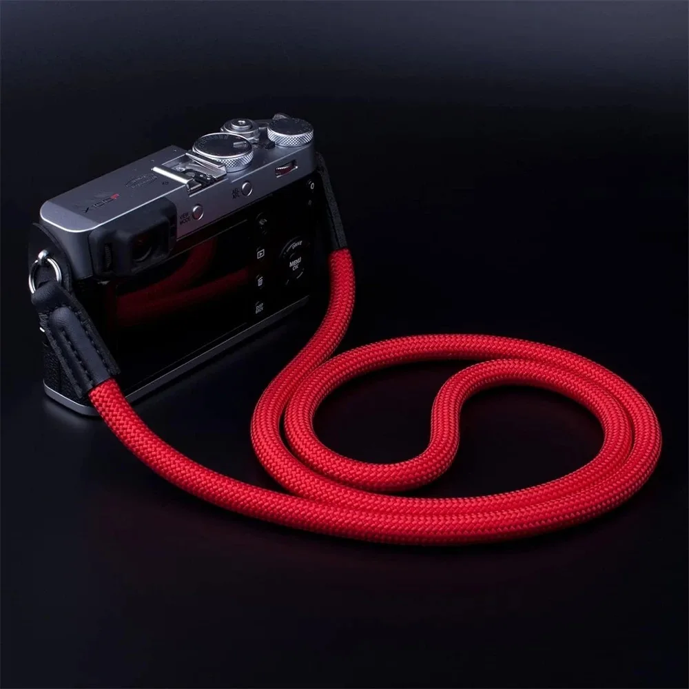 새로운 조정 가능한 카메라 어깨 스트랩 DSLR SLR 용 내구성 나일론 매는 밧줄 보안 카메라 넥 스트랩