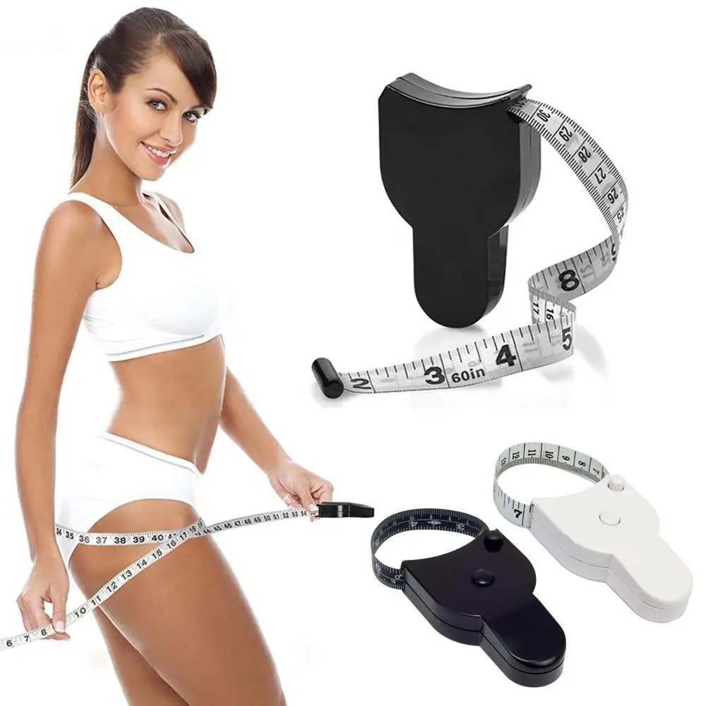 

Self-tightening Body Measuring Tape Ruler 150cm/60inch Accurate Fitness Caliper Measuring Body Tape Measure