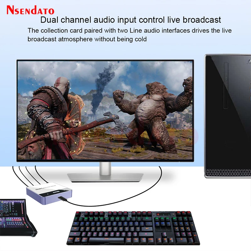 Ezcap361 Dual Camlink Raw 2 Channel HDMI Video Capture Card 4K USB 3.2 Type C HDMI Audio Video Recorder For PC TV Live Streaming