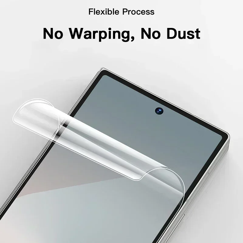 Premium Hydrogel Soft TPU Film Full Body Screen Protector with Inner and Outer Hinge Coverage