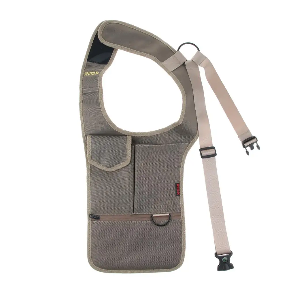 Schoudertas voor heren, middeleeuwse lederen anti-diefstal portemonnee verborgen tas schouder oksel tas, telefoon geld holster tactische tas Unisex, geel