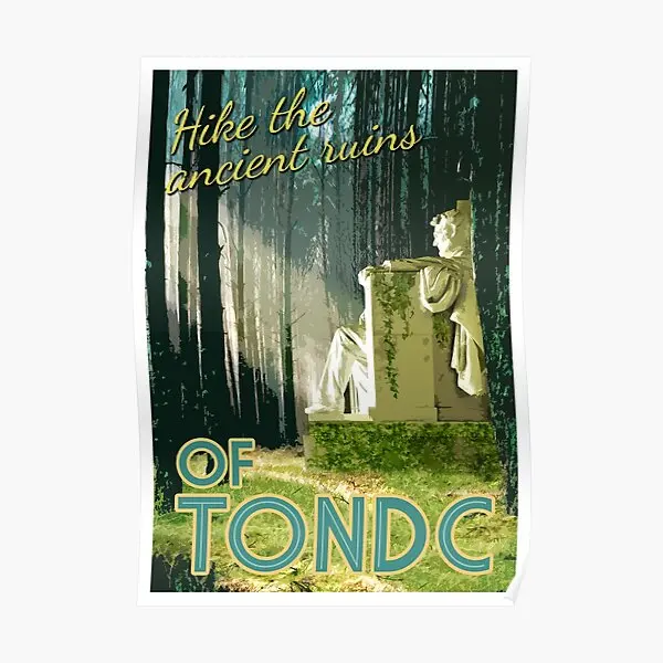 

Походный постер Tondc, винтажная Современная Настенная смешная картина, картина, художественная роспись, Декор для дома, комнаты, без рамки