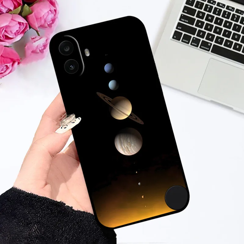 Cute Astronaut Fashion Shockproof Soft Bumper Case
