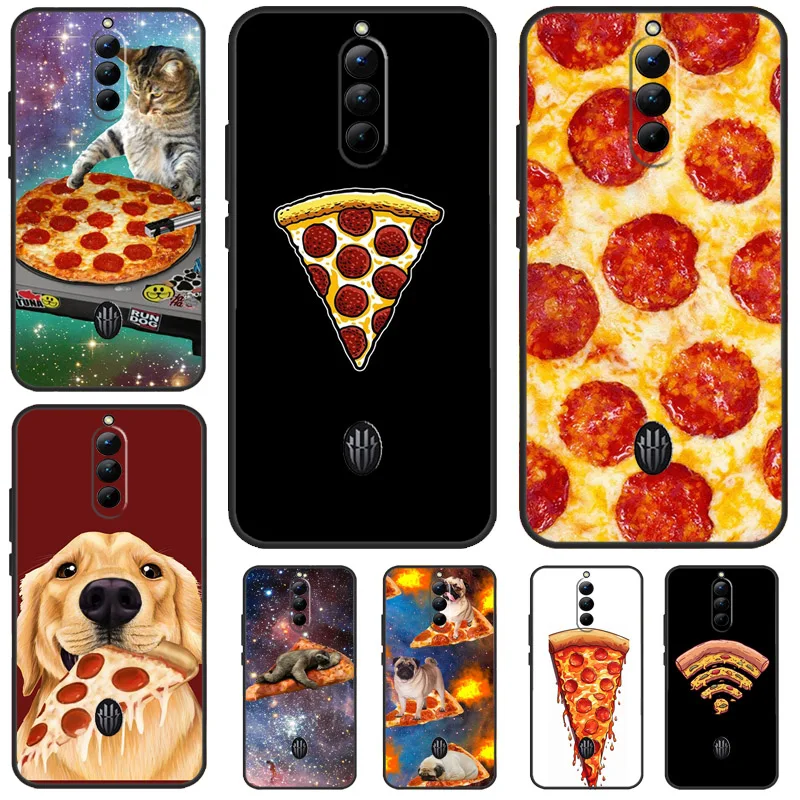 Pizza Food Bacon Cheese Phone Case Per Nubia Red Magic 8 Pro 8S Pro 9 Pro Plus 5G 5S 6R 6S 7S 6 7 Pro Cover Posteriore