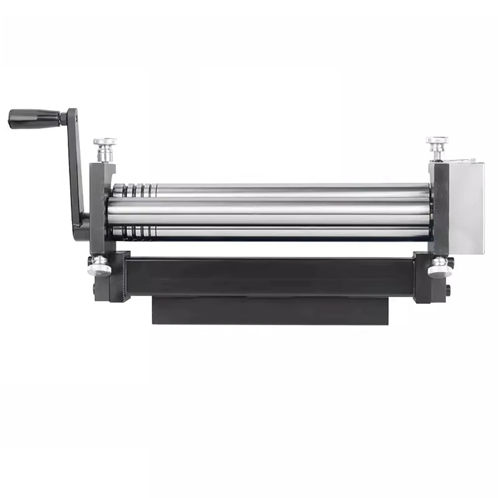 

Manual Rolling Machine Steel Plate Bending Machine Thin Sheet Metal Bending Tool Round Tube Roller Bender Width 320MM