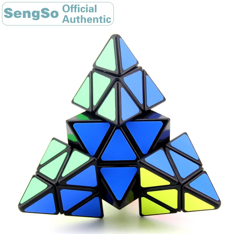 ShengShou Pyramid Magic Cube SengSo 4x4x4 Cubo Magico Professional Neo Speed Cube Puzzle Antistress toys for children boys