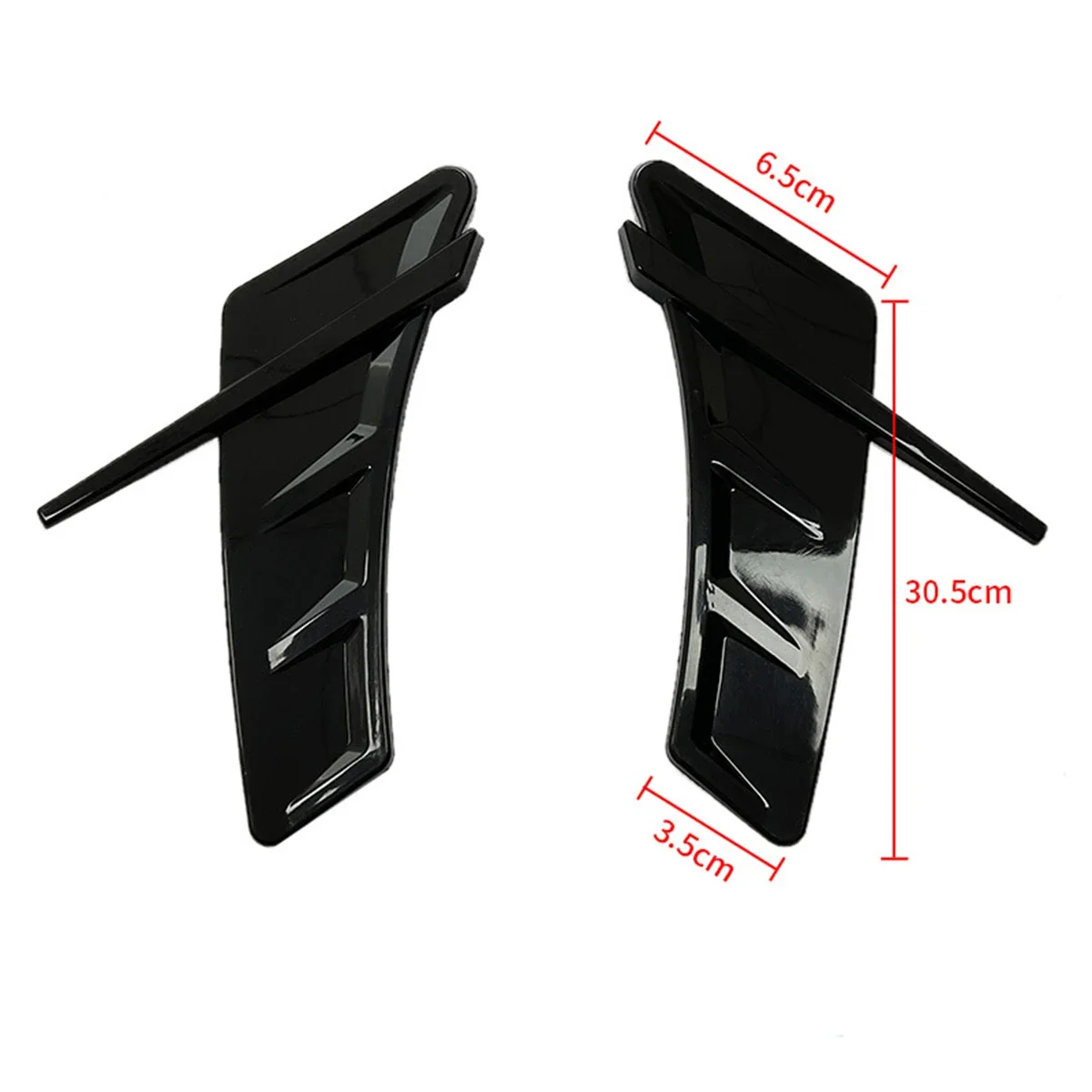 2 Piezas De Molduras Para Rejilla De Ventilación Lateral De Color Negro Brillante Para Panel De Entrada De Aire De Rejilla De Ala Para X5 G05 2019 202 94960465