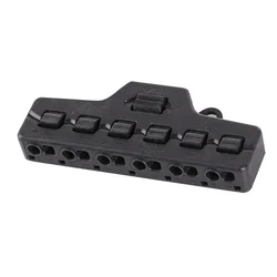 Low Voltage Quick Connect Wire Splitter for LED Strip Lighting - 12 Output Distribution Block (1PC)