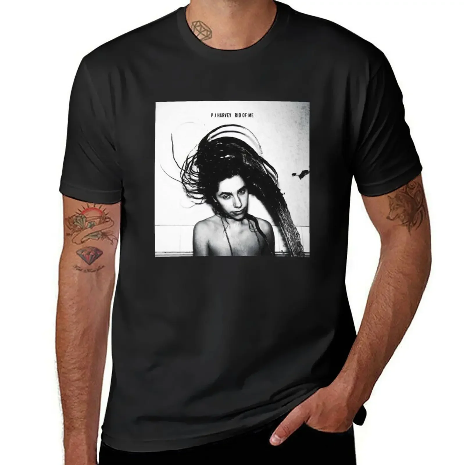

PJ Harvey T-shirt cute tops oversized Men's t-shirts