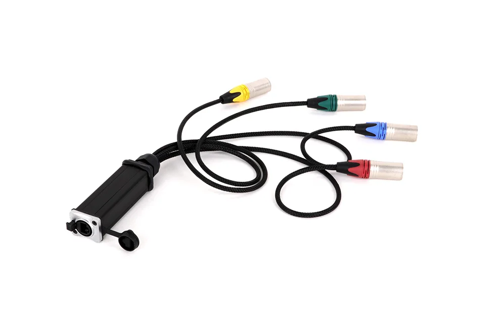 Paar Audio-Schlange 4-Kanal xlr 3-poliger Multi-Netzwerk-Ausbruch für Bühnen klang beleuchtung und Aufnahme studio, rj45 bis xlr Schlange – Detail 11