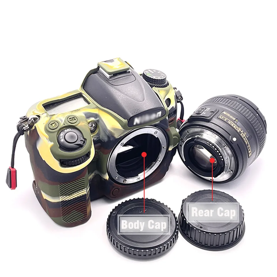 2PCS Copertura Anteriore Del Corpo K Tappo Obiettivo Posteriore Della Fotocamera Per Sony E Mount NEX Nex-3 NEX-5 6 7 A7 A7r A7s A3000 A5000 A6000 A6300 A6500 - Foto 5